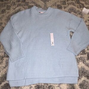 SO Sky Blue Knit Pullover